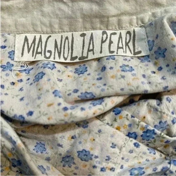 NWOT Magnolia Pearl 100% Cotton Printed
Oversized Boyfriend Shirt Bluebella OS - Picture 15 of 15